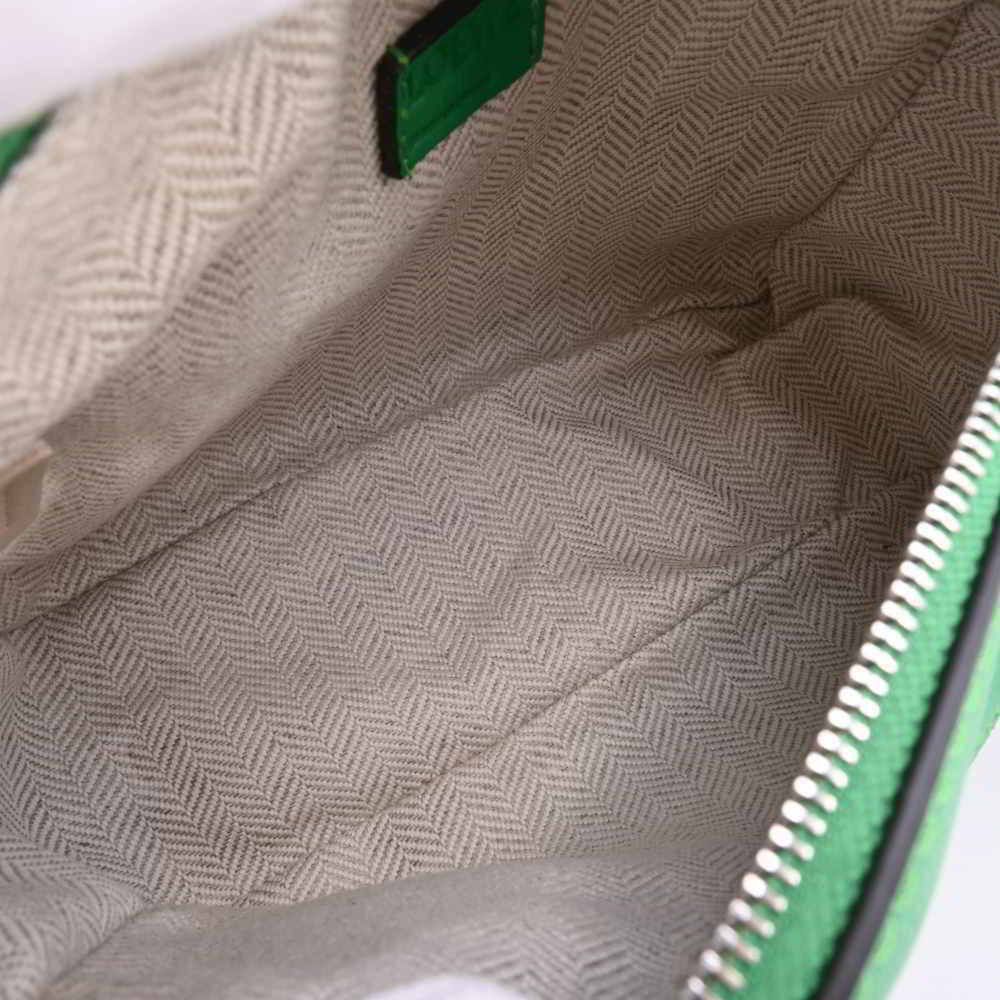 LOEWE Loewe leather puzzle bag shoulder green ladies - Picture 6 of 8